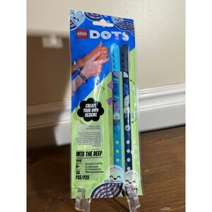 LEGO DOTS Into The Deep Bracelets With Charms DIY Craft Friendship Gift